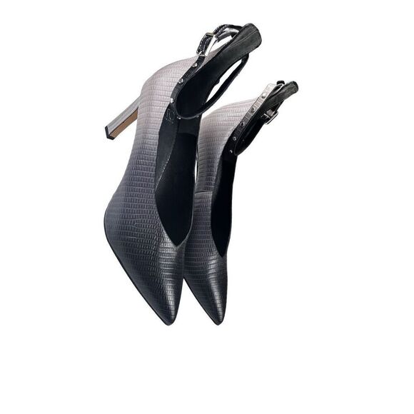 Franck Sarto leather ombree heels with ankle strap - Picture 11 of 14